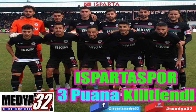 Ispartaspor 3 Puana Kilitlendi