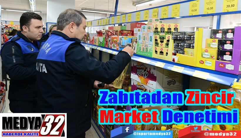 Zabıtadan Zincir  Market Denetimi