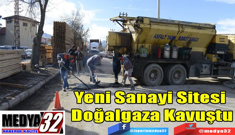 Yeni Sanayi Sitesi  Doğalgaza Kavuştu 