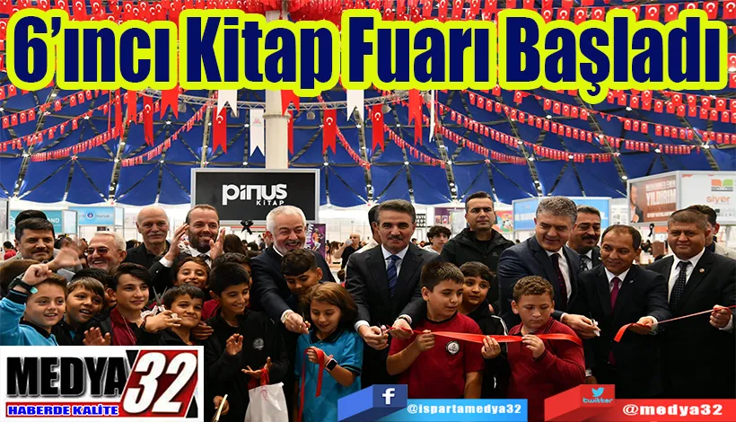 6’ıncı Kitap  Fuarı Başladı 