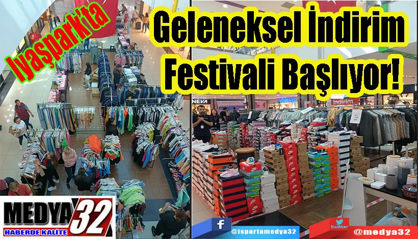 Geleneksel İndirim  Festivali Başlıyor!