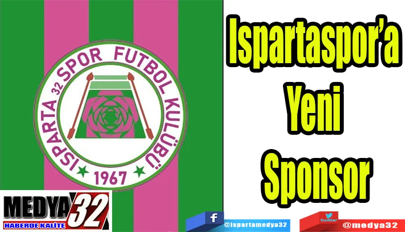 Ispartaspor’a  Yeni Sponsor 