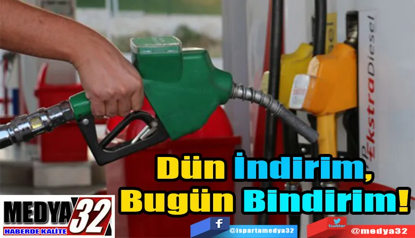 Dün İndirim, Bugün Bindirim! 