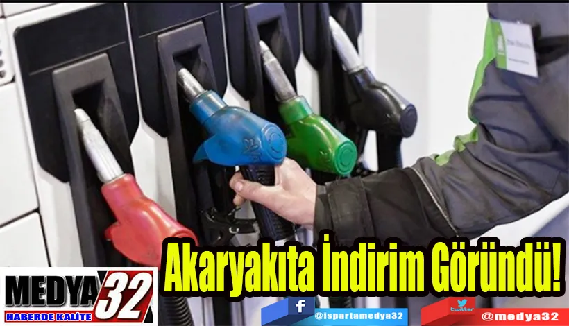 Akaryakıta İndirim Göründü!