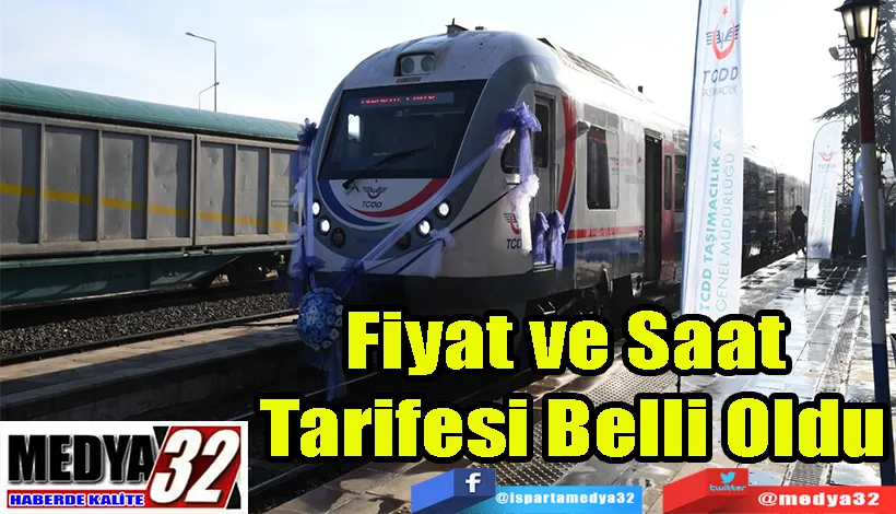 Göller Ekspresi Fiyat ve  Saat Tarifesi Belli Oldu