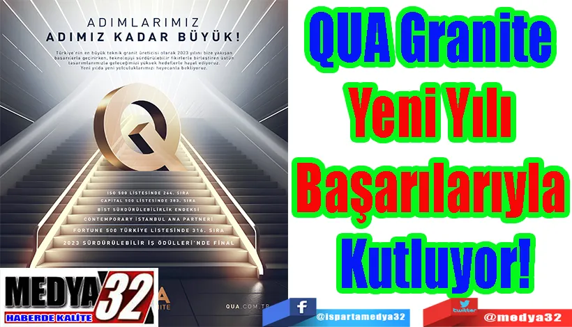 QUA Granite  Yeni Yılı  Başarılarıyla  Kutluyor! 