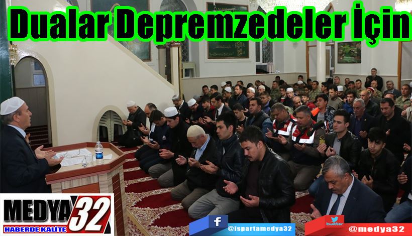 Dualar Depremzedeler İçin