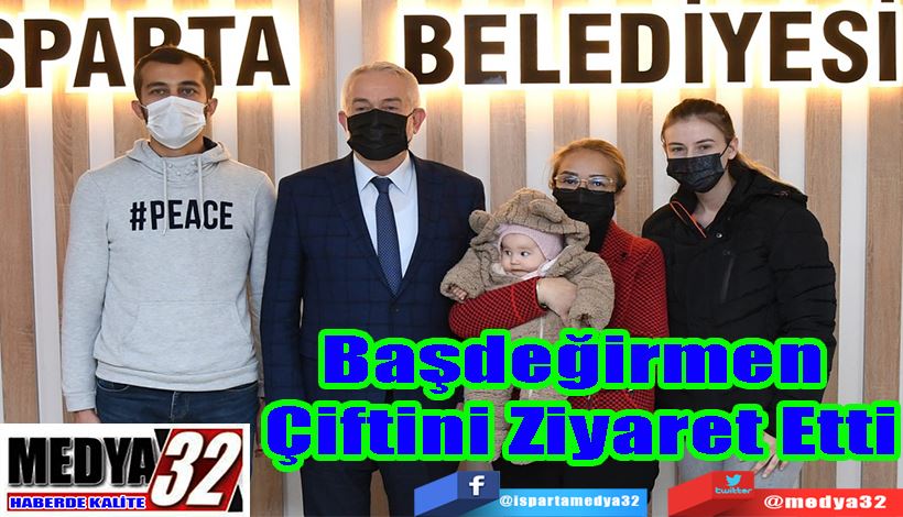 Hafize Arya Bebek Ve Ailesi;  Başdeğirmen  Çiftini Ziyaret Etti 