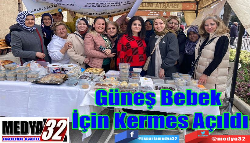 Güneş Bebek  İçin Kermes Açıldı 