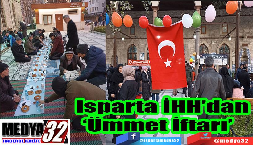 Isparta İHH’dan ‘Ümmet İftarı’  