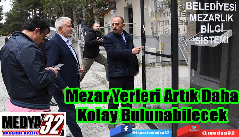 Mezar Yerleri Artık Daha Kolay Bulunabilecek 