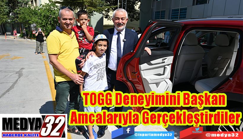 TOGG Deneyimini Başkan  Amcalarıyla Gerçekleştirdiler 