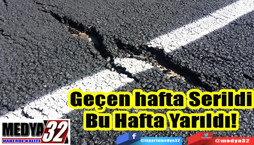 Nasıl Yani?  Geçen hafta Serildi Bu Hafta Yarıldı! 