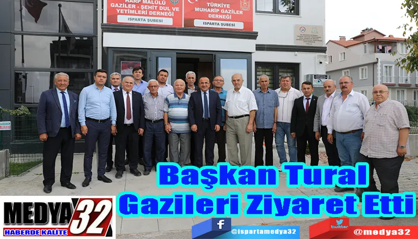 Başkan Tural Gazileri Ziyaret Etti