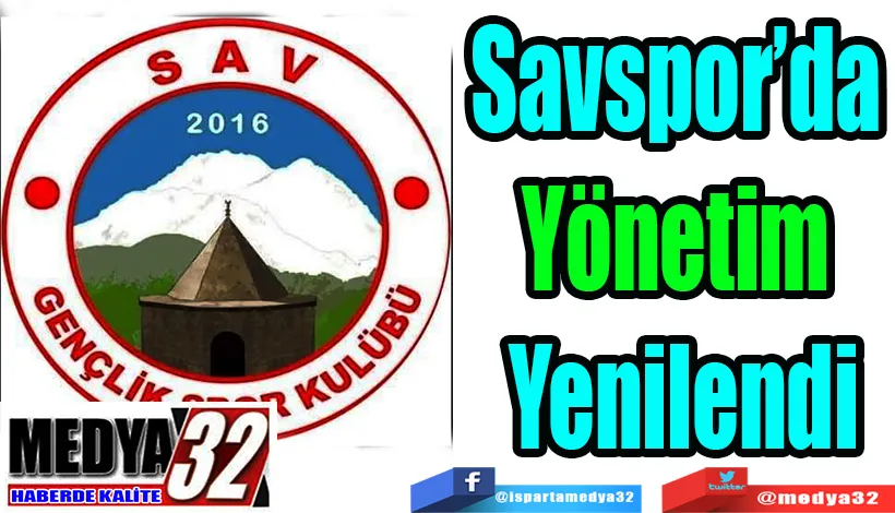 Savspor’da  Yönetim  Yenilendi