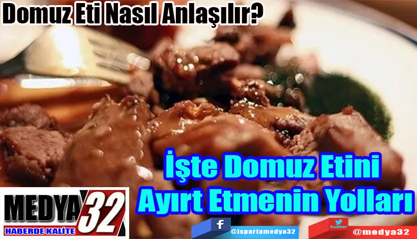 Domuz Eti Nasıl Anlaşılır?  İşte Domuz Etini  Ayırt Etmenin Yolları