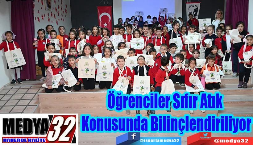 Öğrenciler Sıfır Atık  Konusunda Bilinçlendiriliyor 