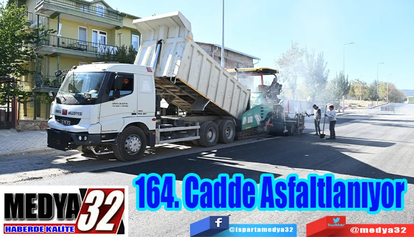 164. Cadde Asfaltlanıyor 