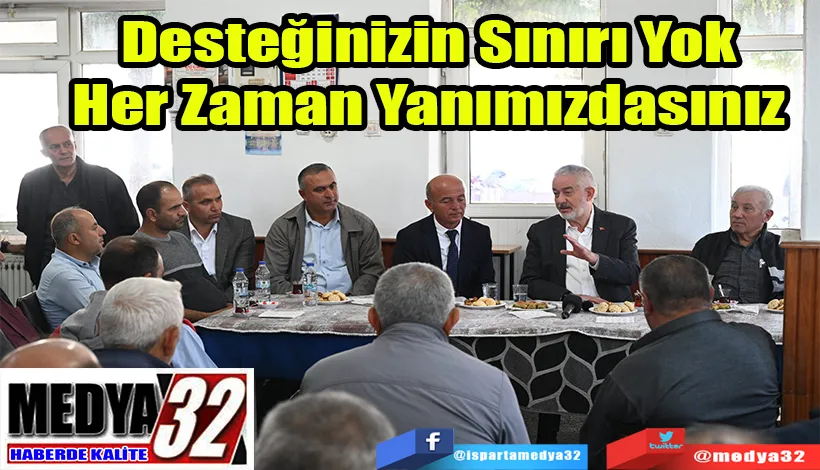 Desteğinizin Sınırı Yok Her Zaman Yanımızdasınız 