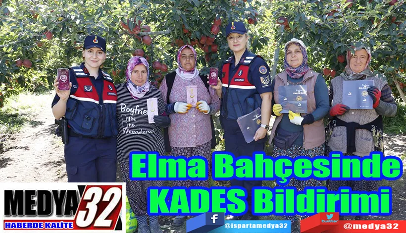 Elma Bahçesinde  KADES Bildirimi 