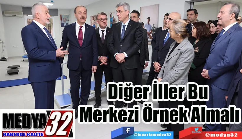 Bakan Memişoğlu’ndan Isparta Belediyesi Sağlıklı Hayat Merkezi’ne Tam Not;  Diğer İller Bu  Merkezi Örnek Almalı