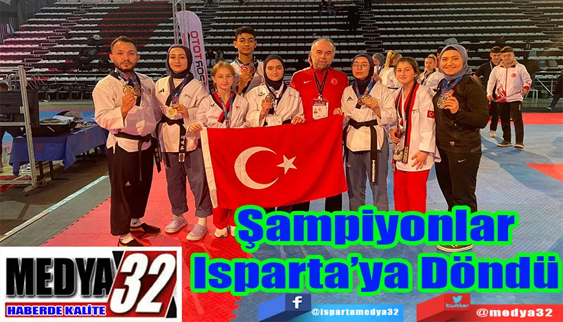 Şampiyonlar İlimize Döndü