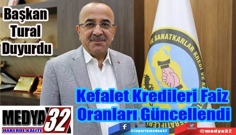 Başkan Tural Duyurdu Kefalet Kredileri Faiz  Oranları Güncellendi