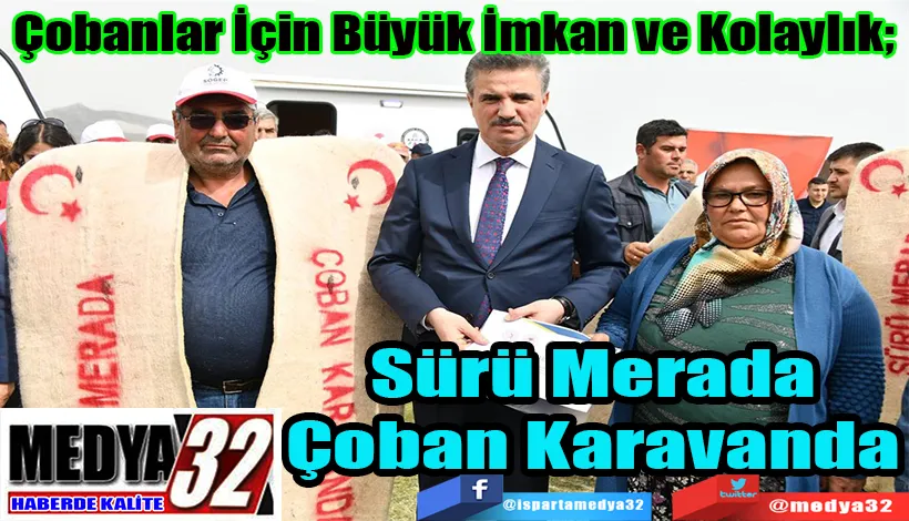 Çobanlar İçin Büyük İmkan ve Kolaylık;  Sürü Merada Çoban Karavanda