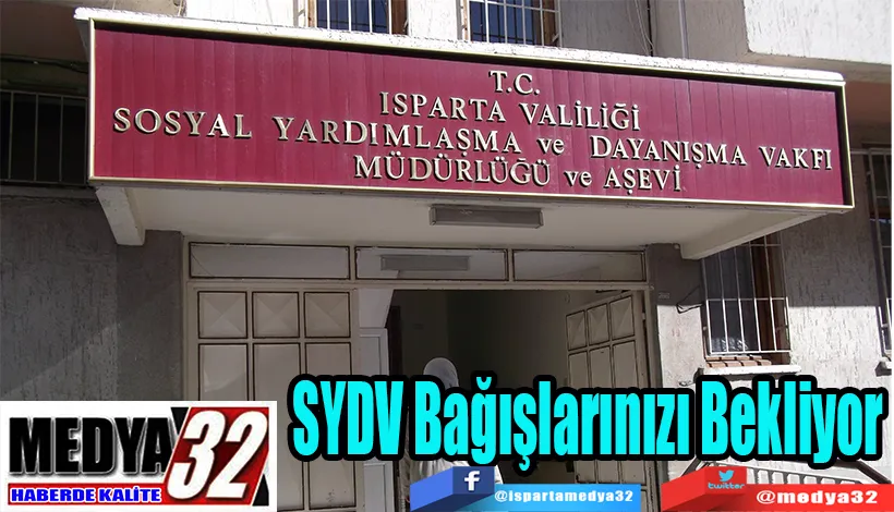 SYDV Bağışlarınızı Bekliyor 