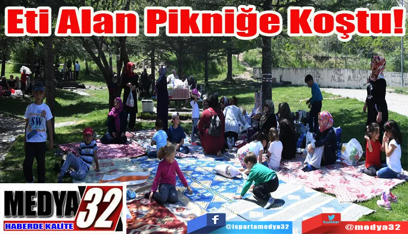 Eti Alan Pikniğe Koştu!