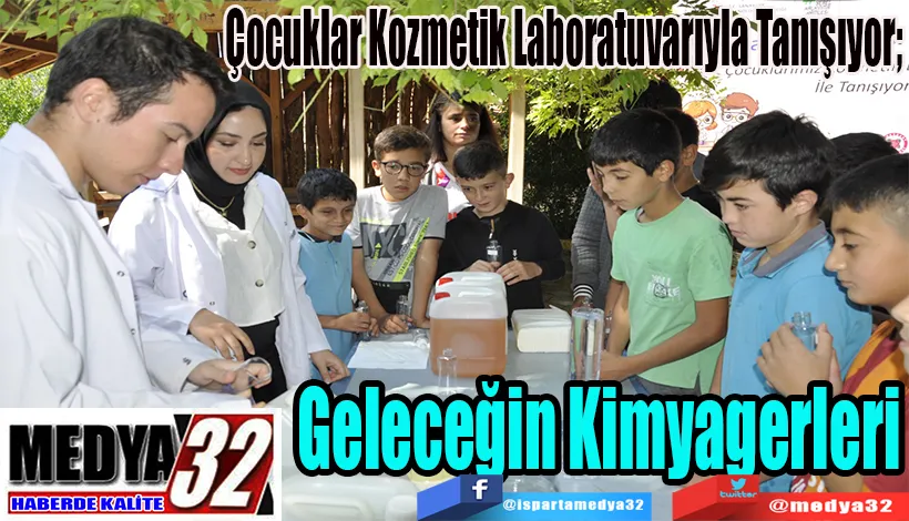 Çocuklar Kozmetik Laboratuvarıyla Tanışıyor; Geleceğin Kimyagerleri