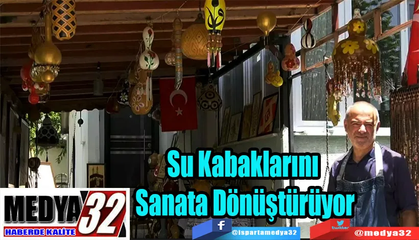 Su Kabaklarını  Sanata Dönüştürüyor 