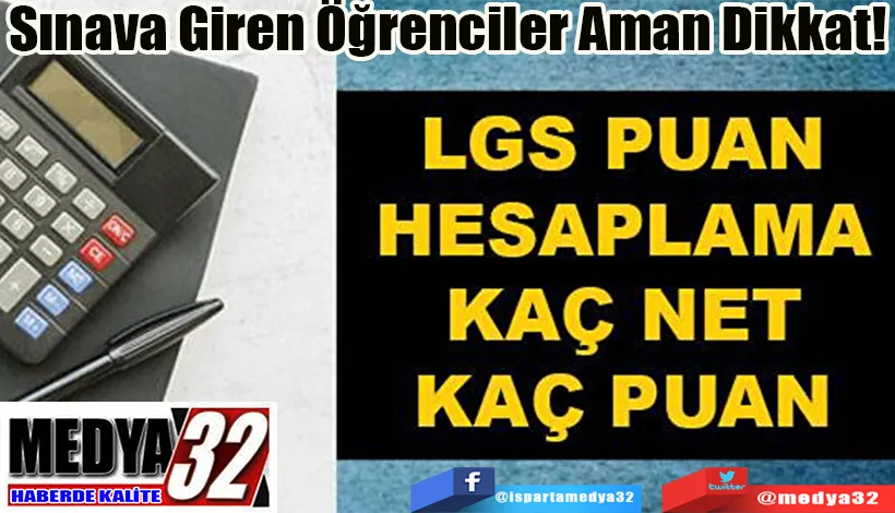 Sınava Giren Öğrenciler Aman Dikkat! LGS’de Kaç Net? Kaç Puan? 