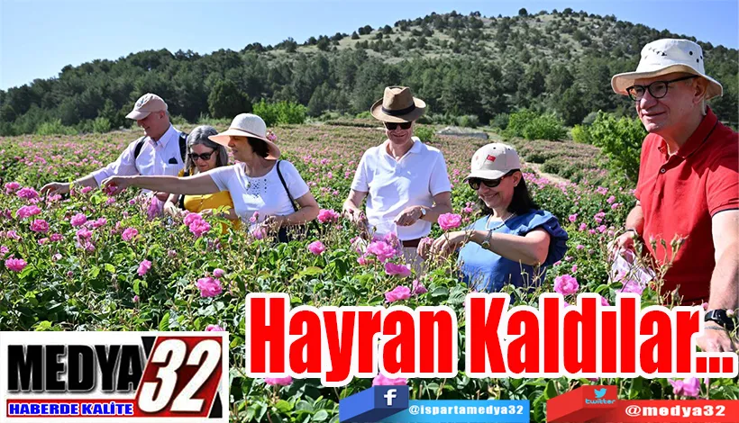 Büyükelçiler Gül Bahçelerine;  Hayran Kaldılar…