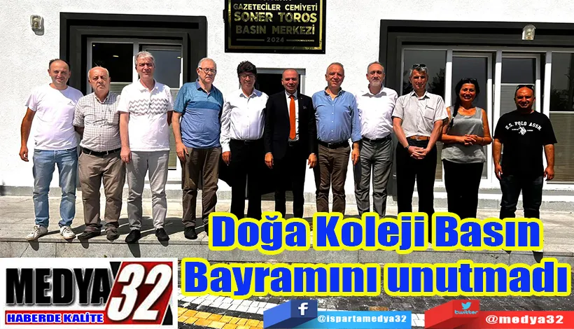 Doğa Koleji Basın Bayramını unutmadı