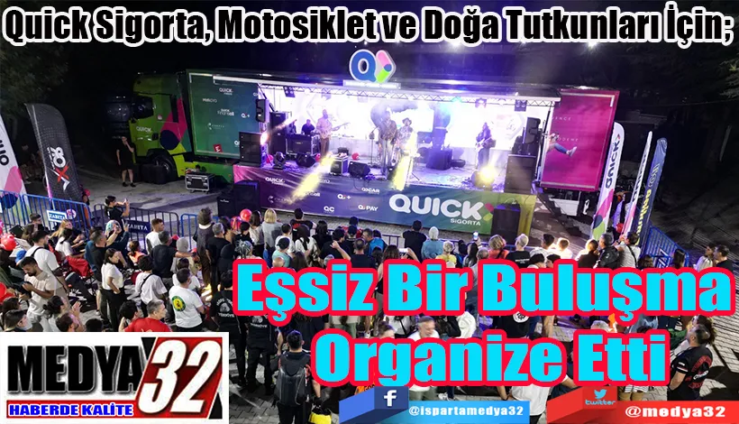 Quick Sigorta, Motosiklet ve Doğa Tutkunları İçin;  Eşsiz Bir Buluşma  Organize Etti