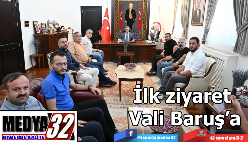 İlk ziyaret Vali Aydın Baruş