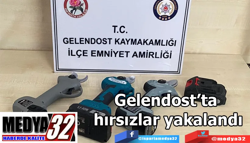 Gelendost’ta hırsızlar yakalandı