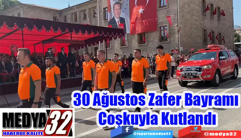 30 Ağustos Zafer Bayramı  Coşkuyla Kutlandı