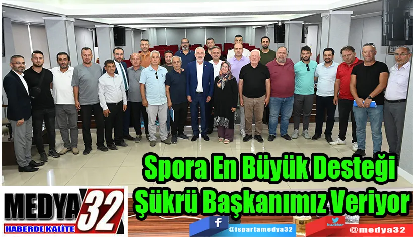 Spora En Büyük Desteği  Şükrü Başkanımız Veriyor 