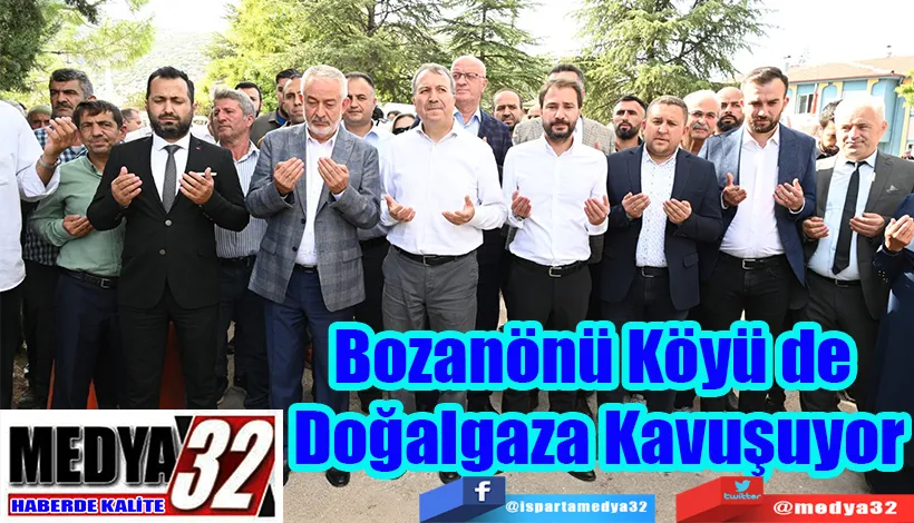 Bozanönü Köyü de  Doğalgaza Kavuşuyor 