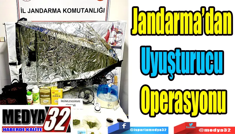 Jandarma’dan Uyuşturucu Operasyonu