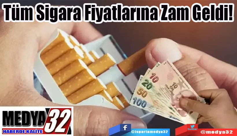 Pazartesiden İtibaren Geçerli Olacak:  Tüm Sigara Fiyatlarına Zam Geldi! 