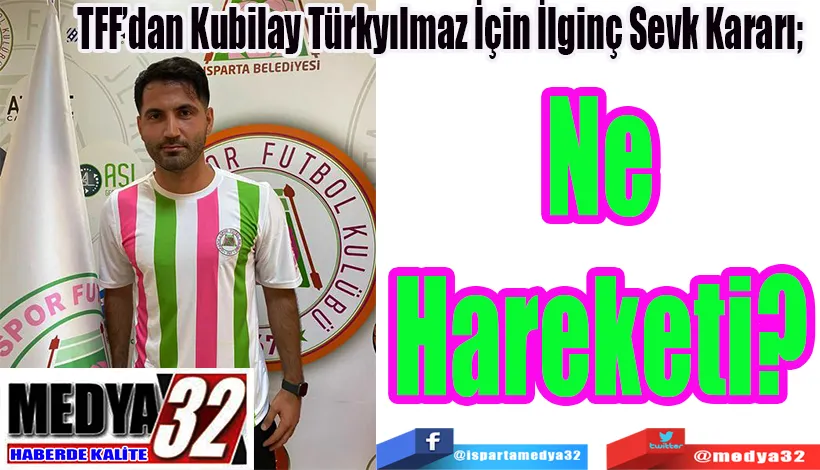 TFF’dan Kubilay Türkyılmaz İçin Ucube Sevk Kararı;  Ne Hareketi? 