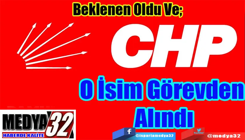 Beklenen Oldu Ve;  O İsim  Görevden  Alındı 