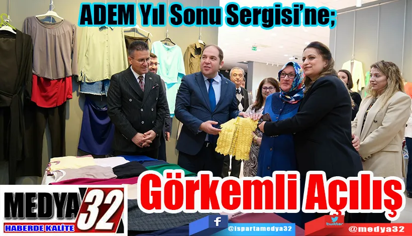 ADEM Yıl Sonu Sergisi’ne;  Görkemli Açılış 