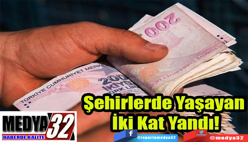 Şehirlerde Yaşayan İki Kat Yandı!