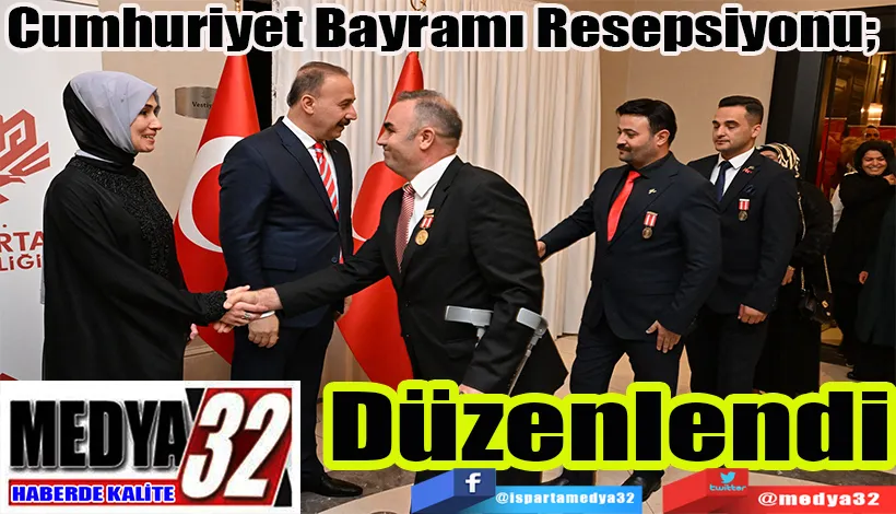Cumhuriyet Bayramı Resepsiyonu;  Düzenlendi