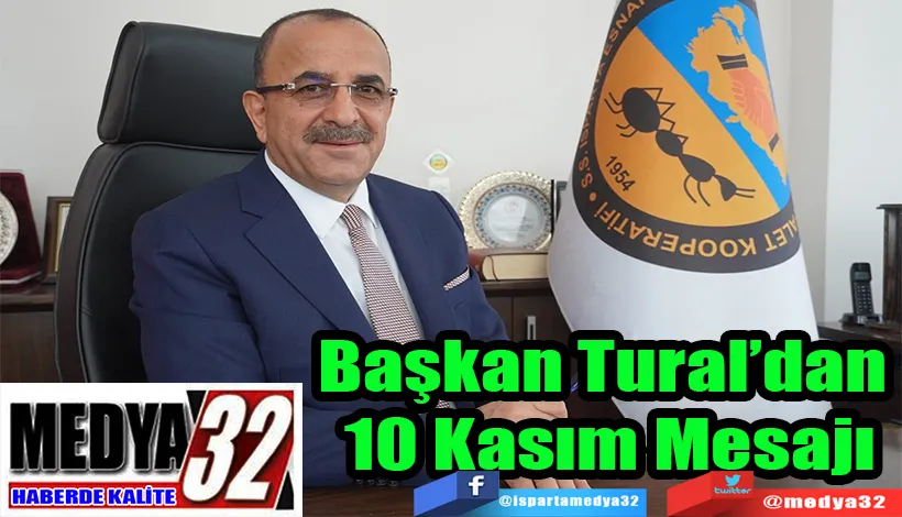 Başkan Tural’dan  10 Kasım Mesajı 