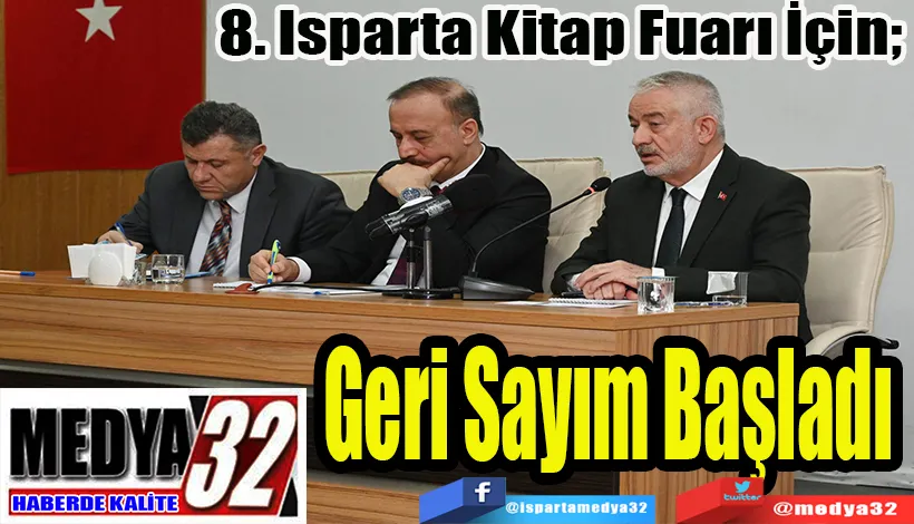  8. Isparta Kitap Fuarı İçin;  Geri Sayım Başladı